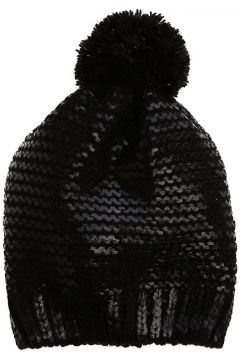T-Box Kadın Ponponlu Siyah Bere(126441601)