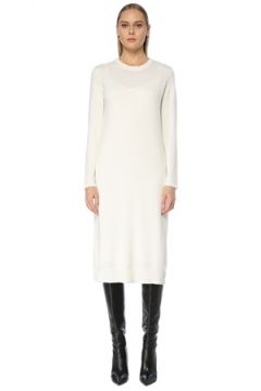 Beymen Collection Kadın Beyaz Midi Triko Elbise S(124888066)